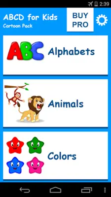 ABCD for Kids Preschool Pack android App screenshot 4